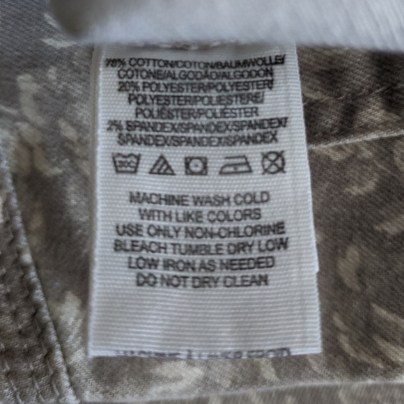 Free People Beige Floral Skinny Jeans Size 27 - Picture 6 of 7